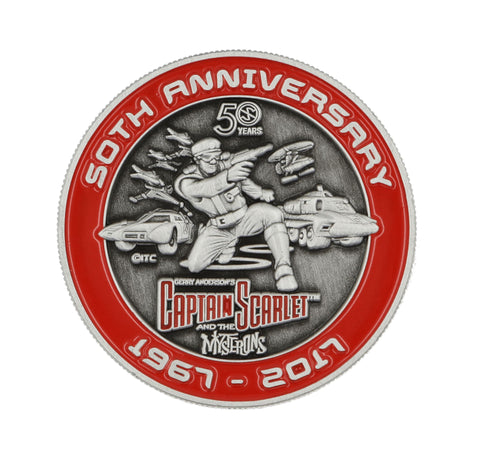 Captain Scarlet - 50th Anniversary Coin - Novelty