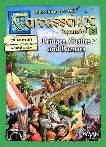 Carcasonne Expansion 8 Bridges Castles and Bazaars - Board Game