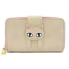 Cat Eyes Pink Bifold Wallet - Bags & Accessories
