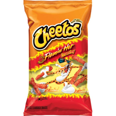 Cheetos Flamin Hot Crunchy - Snacks