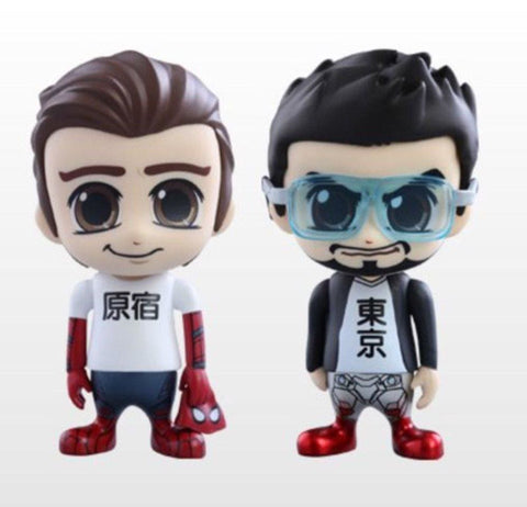 Cosbaby - Spider-Man Homecoming - Peter Parker & Tony Stark (Tokyo & Harajuku Tour Version) - Vinyl Figure