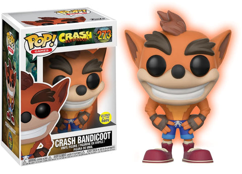 Crash Bandicoot - Crash Bandicoot Glow US Exclusive Pop! Vinyl [RS] - Pop! Vinyl