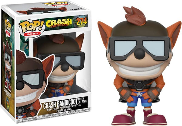 Crash Bandicoot - Crash Bandicoot with Jet Pack US Exclusive Pop! Vinyl [RS] - Pop! Vinyl