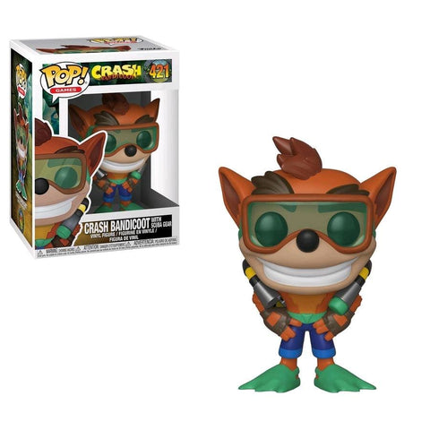 Crash Bandicoot - Crash with Scuba Gear Pop! Vinyl - Pop! Vinyl