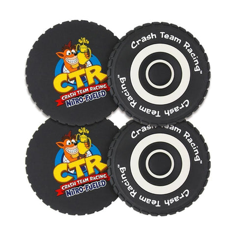 Crash Team Racing - Tyre Coasters (4-Pack) - Homewares