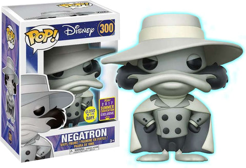 Darkwing Duck - Negatron Glow Sdcc 2017 Us Exclusive Pop! Vinyl [Rs] - Pop! Vinyl
