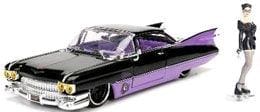 DC Bombshells - Catwoman 1959 Cadillac 1:24 Scale Hollywood Rides Diecast Vehicle - Metal Figures & Vehicles