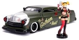 DC Bombshells - Harley Quinn 1951 Mercury 1:24 Scale Hollywood Rides Diecast Vehicle - Metal Figures & Vehicles