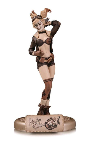 DC Bombshells - Harley Quinn Sepia Tone Variant Statue - Premium Statue