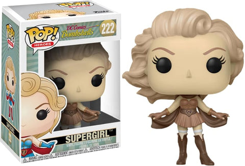 Dc Bombshells - Supergirl Sepia Us Exclusive Pop! Vinyl [Rs] - Pop! Vinyl