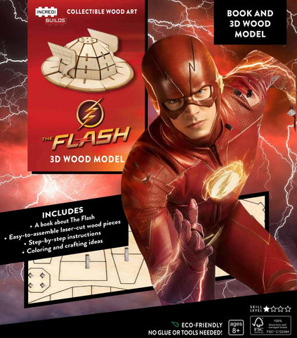 DC Comics: The Flash 3D Wood Model - Construction