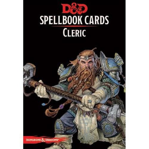 D&D Spellbook Cards Cleric - Roleplaying