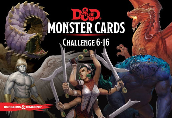 D&D Spellbook Cards Monster Deck 6-16 (74 cards) - Roleplaying