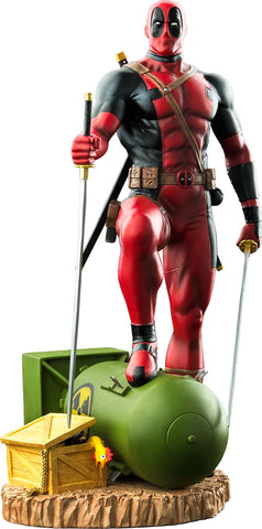 Deadpool - Deadpool On Atom Bomb 1:6 Scale - Premium Statue