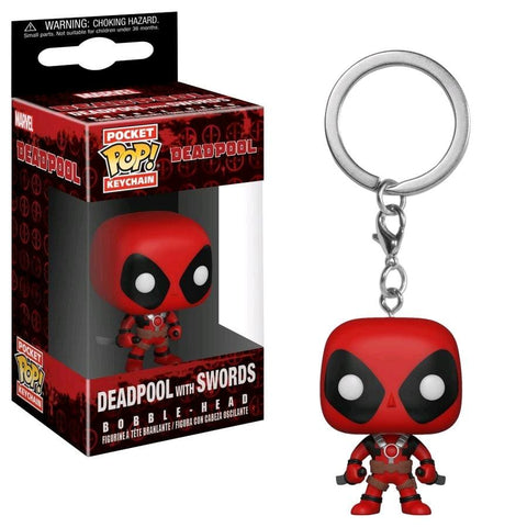 Deadpool - Deadpool w/Swords Pop! Keychain - Keychain