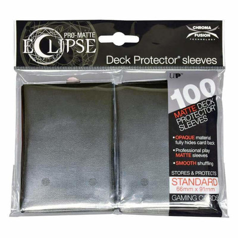 Deck Protectors Standard 100ct Pro Matte ECLIPSE Black - Dice & Accessories