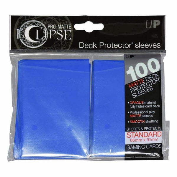 DECK PROTECTORS STANDARD-100ct Pro-Matte-ECLIPSE Pacific Blue - Dice & Accessories