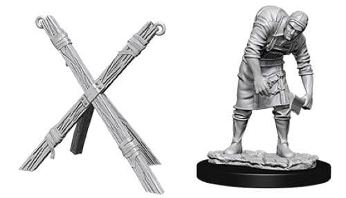 Deep Cuts Assistant & Torture Cross Unpainted Miniature - Roleplaying Miniature