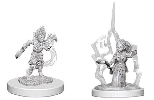 Deep Cuts Pathfinder Female Gnome Druid Unpainted Miniature - Roleplaying Miniature
