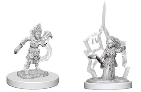 Deep Cuts Pathfinder Female Gnome Druid Unpainted Miniature - Roleplaying Miniature