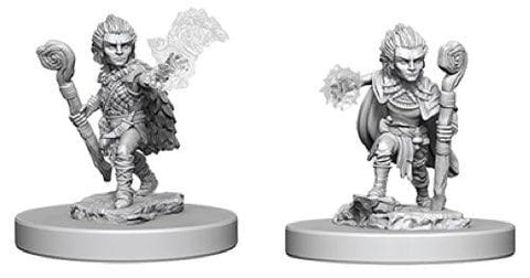 Deep Cuts Pathfinder Male Gnome Druid Unpainted Miniature - Roleplaying Miniature