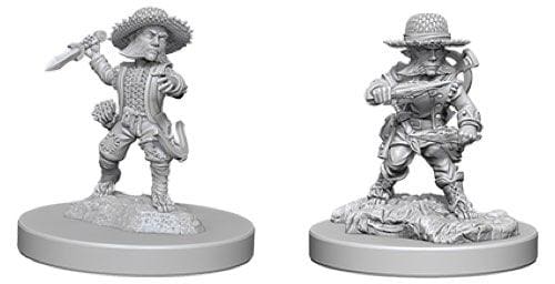 Deep Cuts Pathfinder Male Halfling Rogue Unpainted Miniature - Roleplaying Miniature