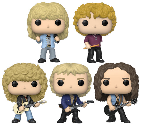 Def Leppard Pop! Pre-Order Bundle (Set of 5) - Pop! Vinyl