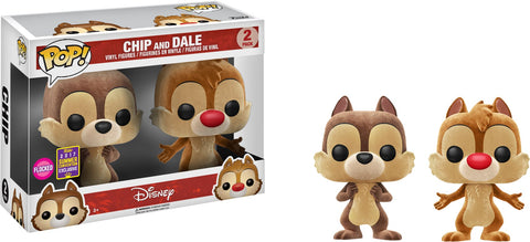 Disney - Chip & Dale Flocked Sdcc 2017 Us Exclusive Pop! Vinyl 2-Pack [Rs] (Max 3) - Pop! Vinyl