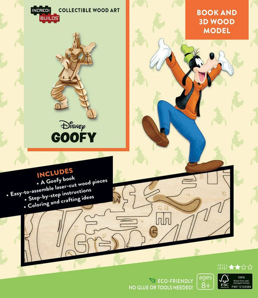 Disney: Goofy 3D Wood Model - Construction