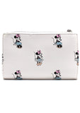 Disney - Minnie Aop Cream Bifold Wallet - Bags & Accessories