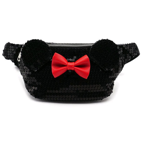 Disney - Minnie Black Bum Bag - Bags & Accessories