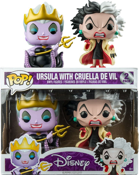 Disney - Ursula & Cruella De Vil Pop! 2Pk !e Rs - Pop! Vinyl