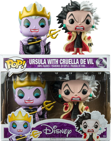 Disney - Ursula & Cruella De Vil Pop! 2Pk !e Rs - Pop! Vinyl