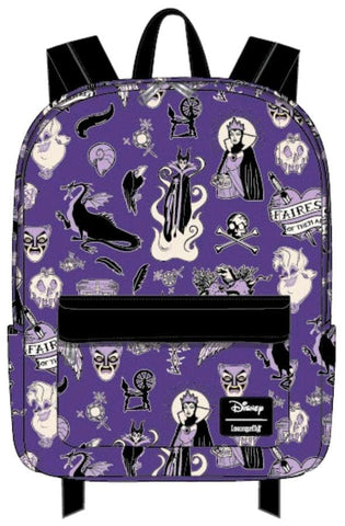 Disney - Villains Purple Backpack - Bags & Accessories