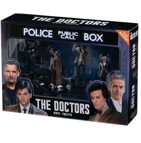 Doctor Who - Doctors Nine Ten Eleven and Twelve Regeneration 1:21 Scale Figure Set - Action Figure