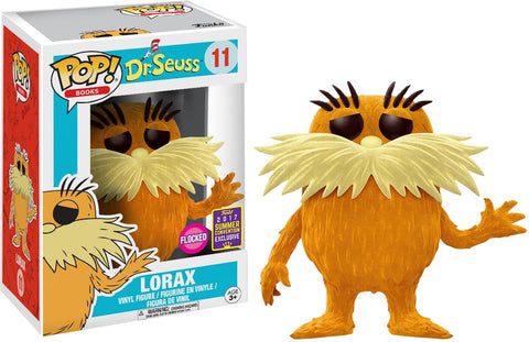 Dr Seuss - Lorax Flocked Sdcc 2017 Us Exclusive Pop! Vinyl [Rs] - Pop! Vinyl