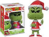 Dr Seuss - Santa Grinch Flocked Us Exclusive Pop! Vinyl [Rs] - Pop! Vinyl