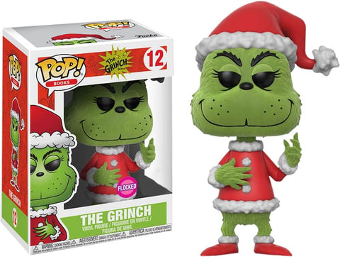 Dr Seuss - Santa Grinch Flocked Us Exclusive Pop! Vinyl [Rs] - Pop! Vinyl