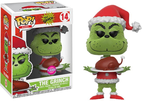 Dr Seuss - The Grinch With Roast Beast Flocked Us Exclusive Pop! Vinyl [Rs] - Pop! Vinyl