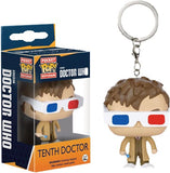 Dr Who - 10Th Doctor 3D Glass Pop! Keychain - Keychain