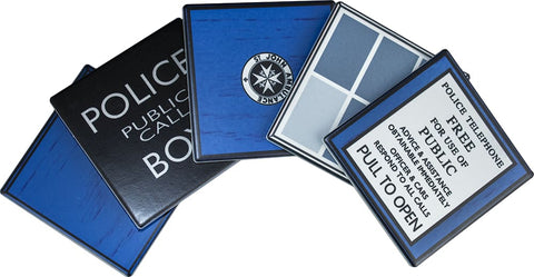 Dr Who - Tardis Ceramic Coasters Gift Set - Homewares