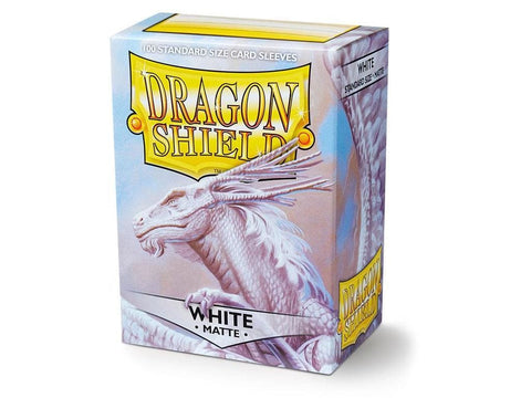 Dragon Shield White Matte Sleeves (100) - Tcg