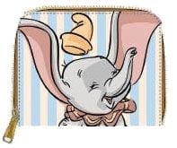 Dumbo - Dumbo with Stripes Zip-Around Wallet - Bags & Accessories