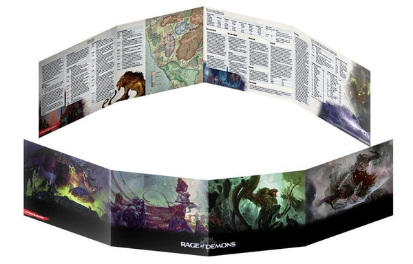 Dungeons and Dragons Dungeon Masters Screen - Rage of Demons - Roleplaying
