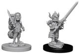 Dungeons & Dragons Male Halfling Fighter Unpainted Miniature - Roleplaying Miniature