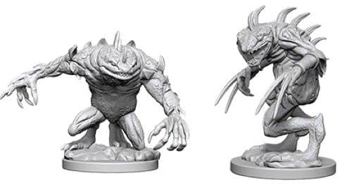Dungeons & Dragons Nolzurs Marvelous Gray Slaad and Death Slaad - Roleplaying Miniature
