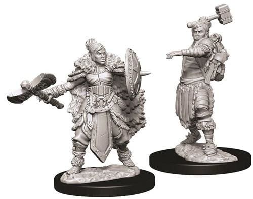 Dungeons & Dragons Nolzurs Marvelous Half Orc Barbarian Female - Roleplaying Miniature