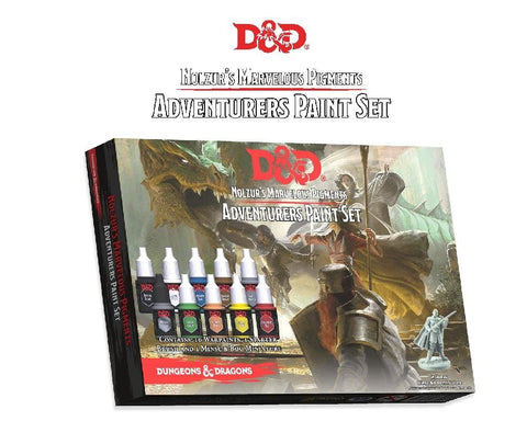 Dungeons & Dragons Nolzurs Marvelous Pigments Adventures Paint Set - Roleplaying Miniature
