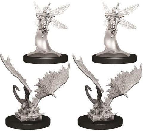 Dungeons & Dragons Nolzurs Sprite & Pseudodragon - Roleplaying Miniature