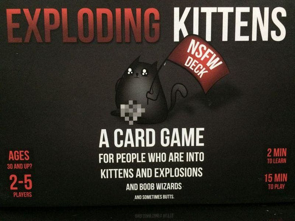 Exploding Kittens NSFW - Card Game